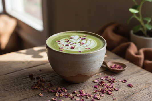 Rose Matcha Latte